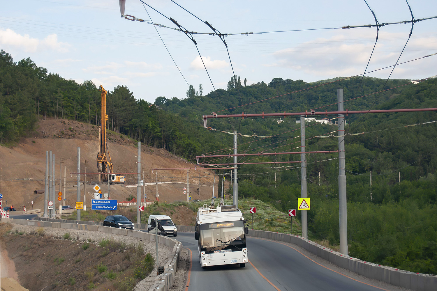 Крымский троллейбус, Тролза-5265.05 «Мегаполис» № 8610