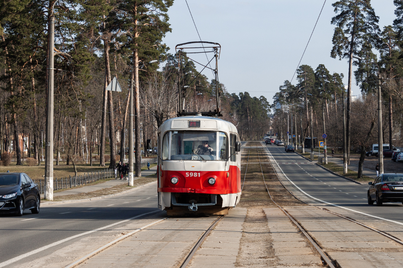 Киев, Tatra T3P № 5981