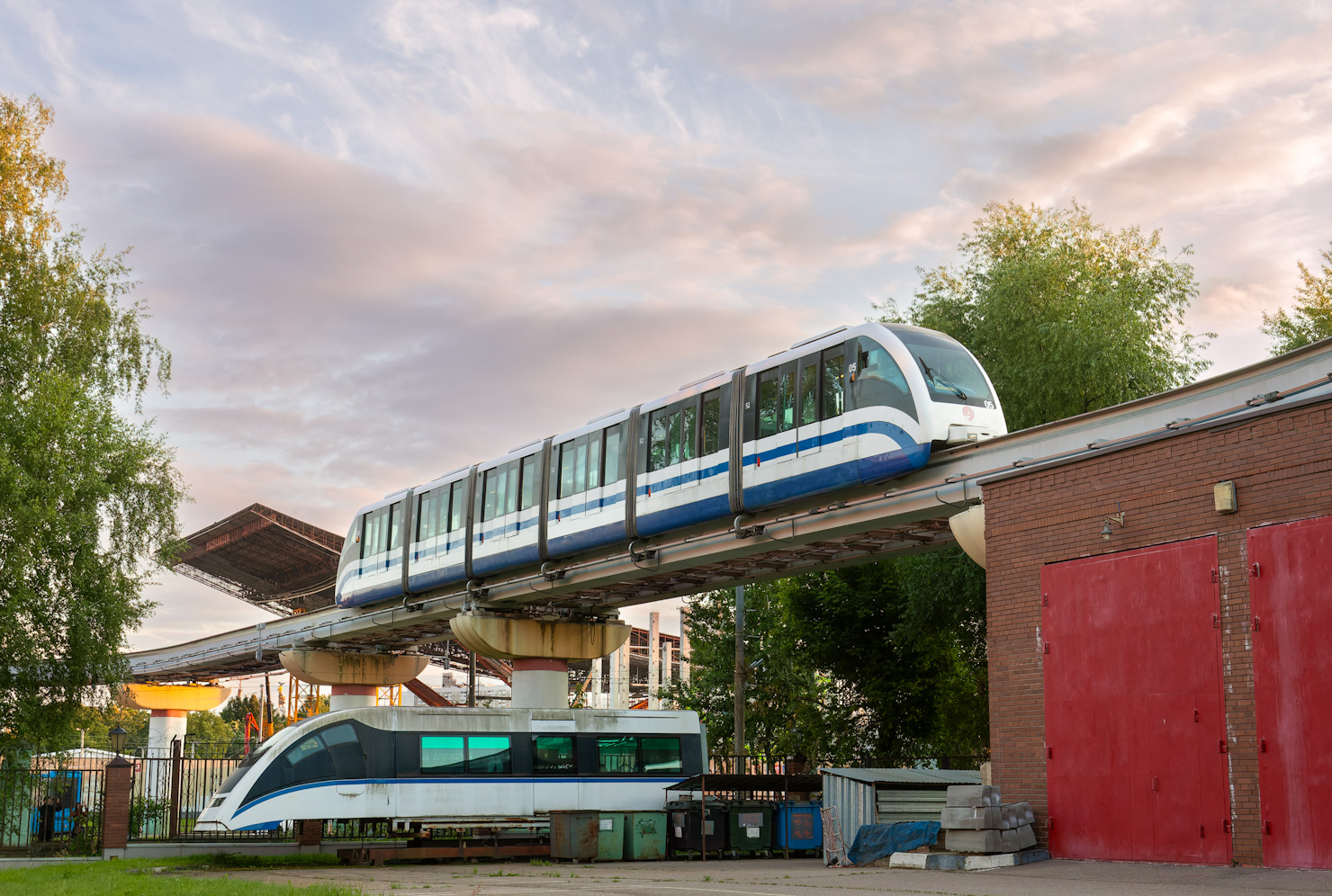 Москва, ЭПС № 05; Москва — Закрытие движения Московского монорельса 26 — 27 июня 2025