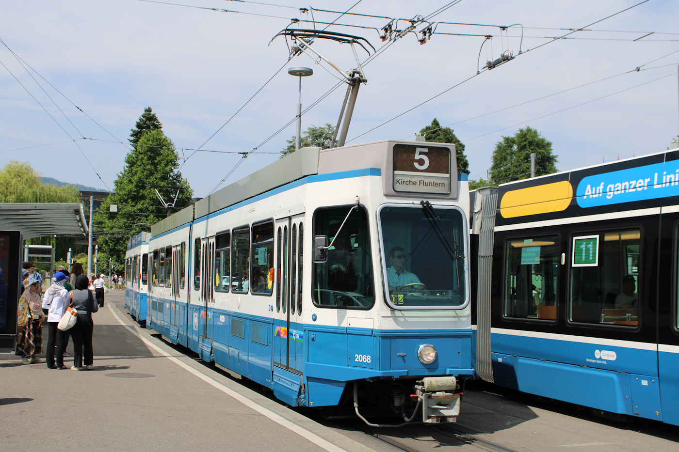 Цюрих, SWP/SIG/BBC Be 4/6 "Tram 2000" № 2068