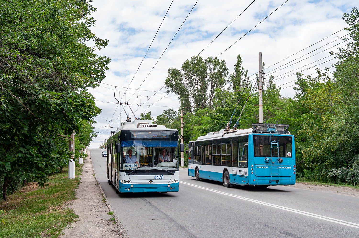 Крымский троллейбус, Богдан Т70115 № 4428; Крымский троллейбус, Богдан Т70115 № 4404