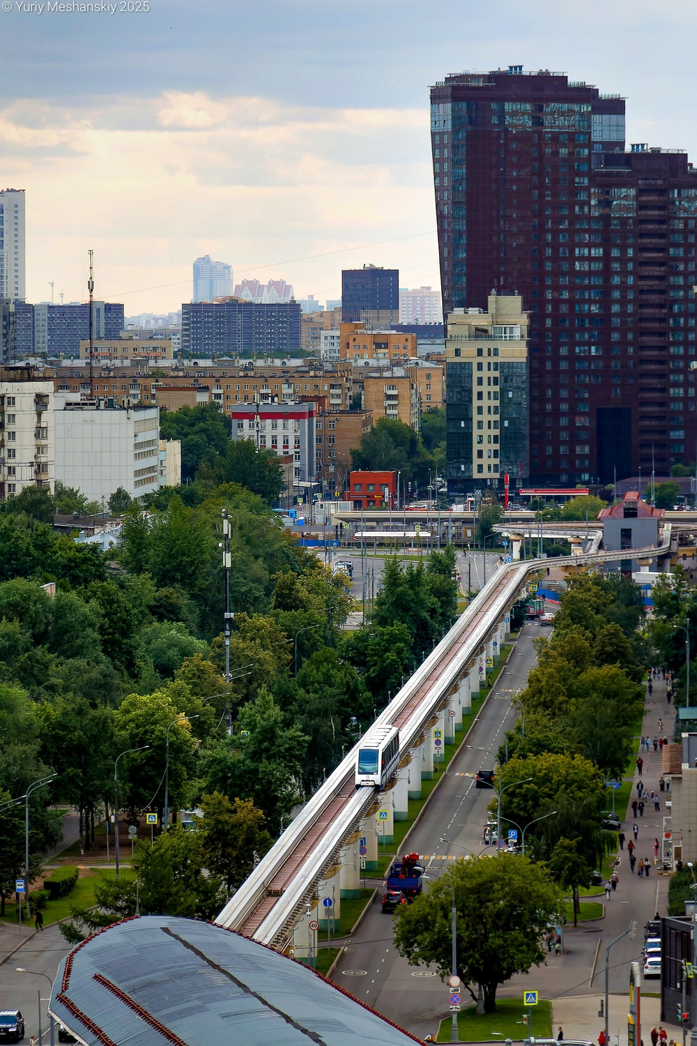 Москва — Виды с высоты; Москва — Закрытие движения Московского монорельса 26 — 27 июня 2025; Москва — Монорельс
