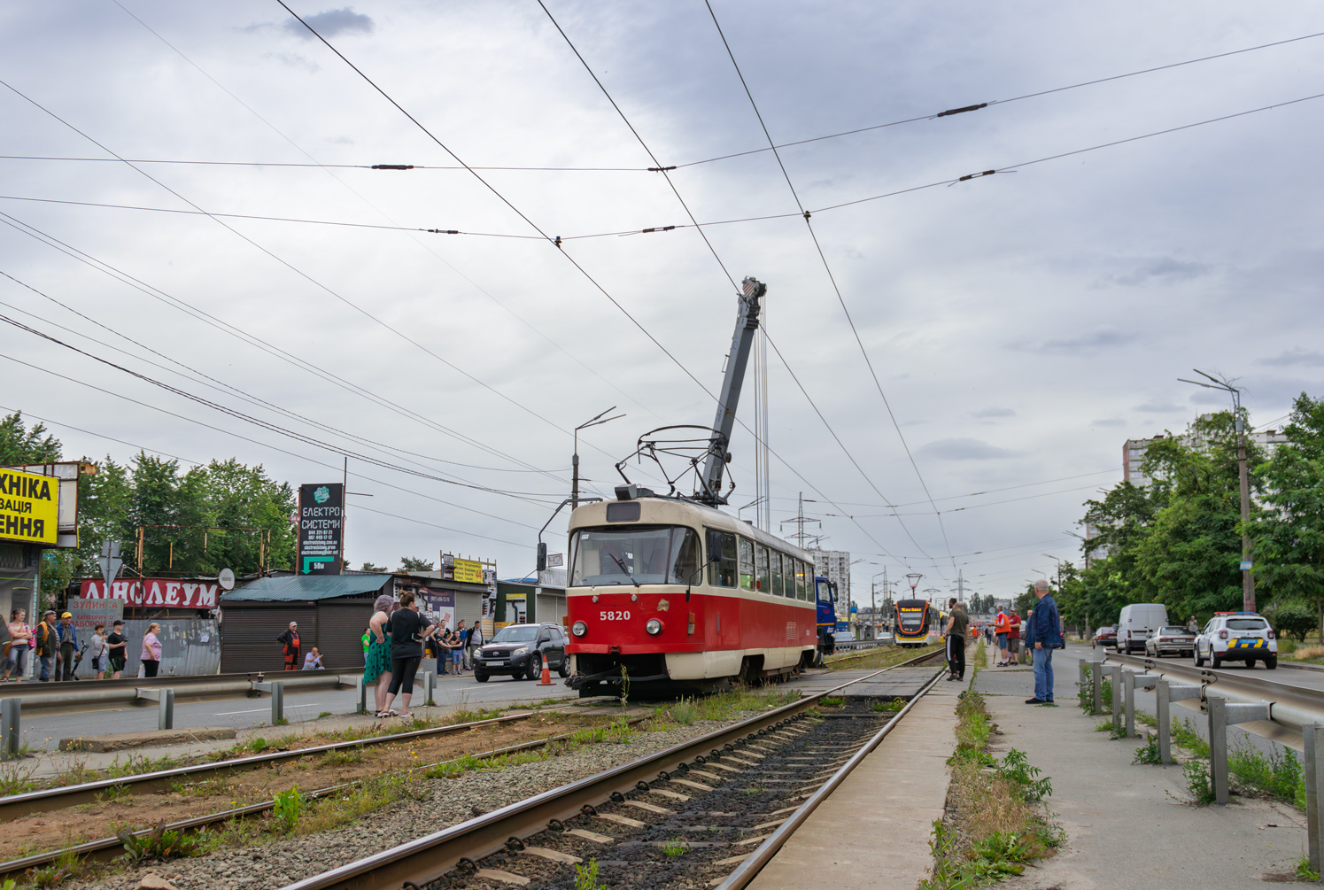 Киев, Tatra T3SUCS № 5820; Киев — Происшествия