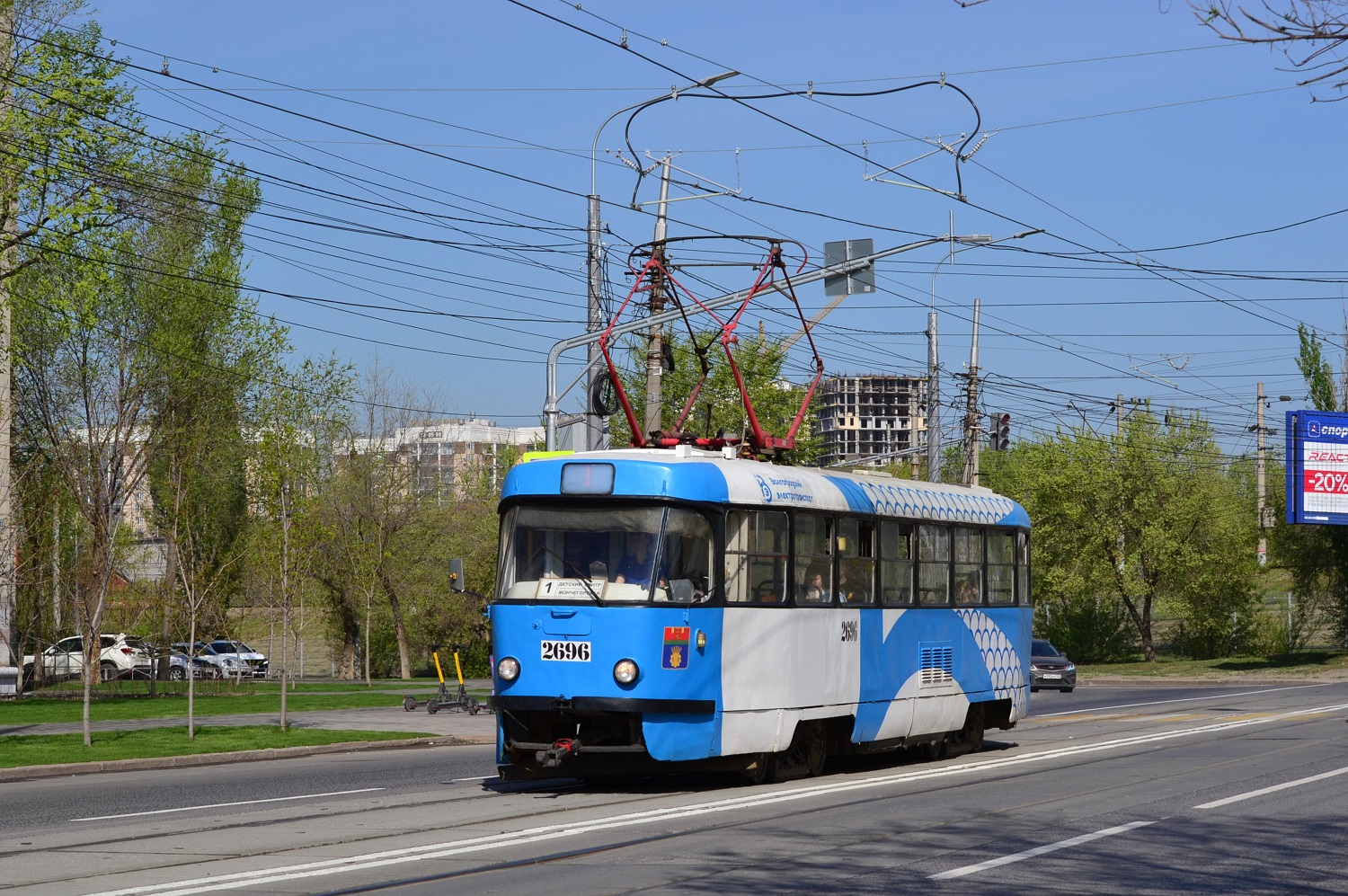 Волгоград, Tatra T3SU № 2696