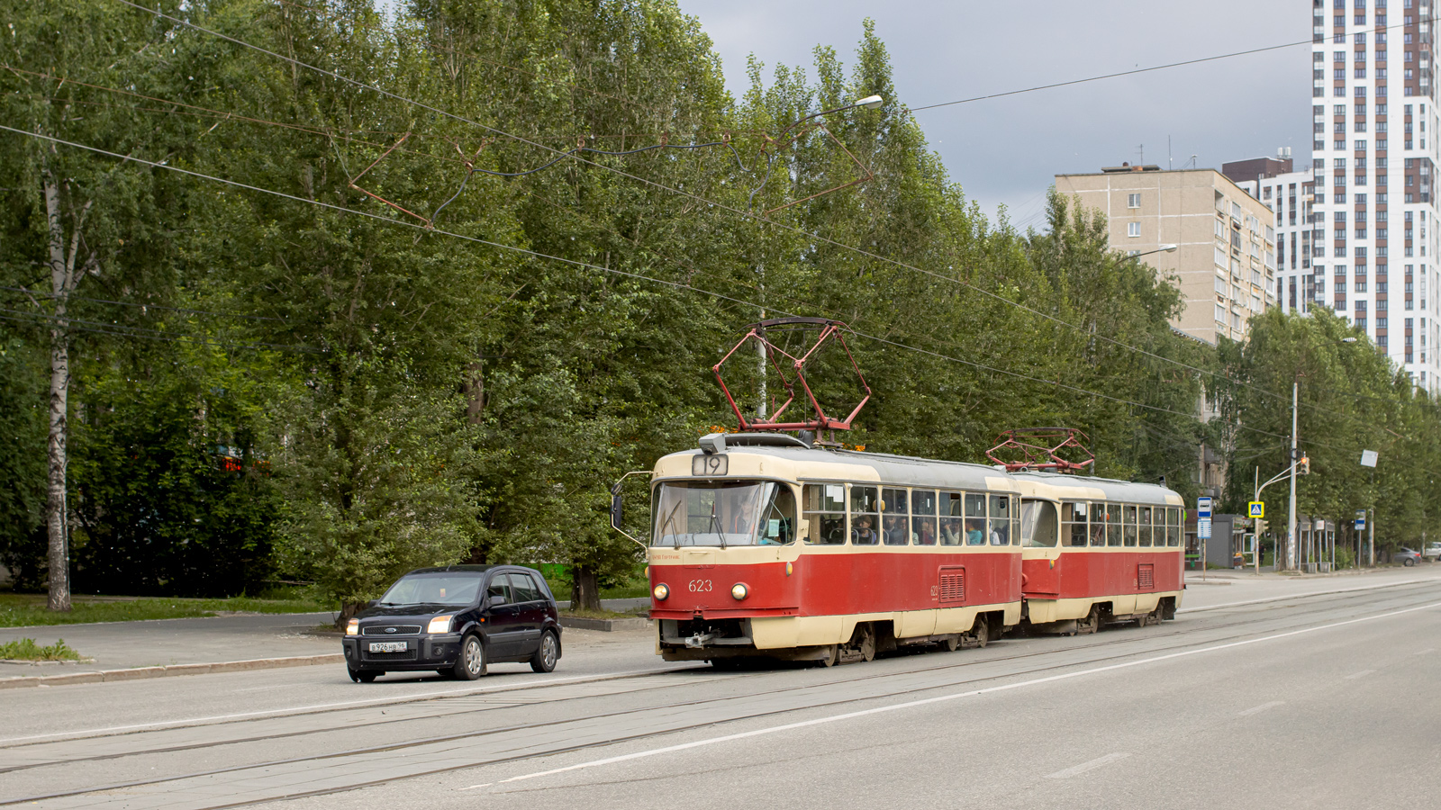 Екатеринбург, Tatra T3SU (двухдверная) № 623