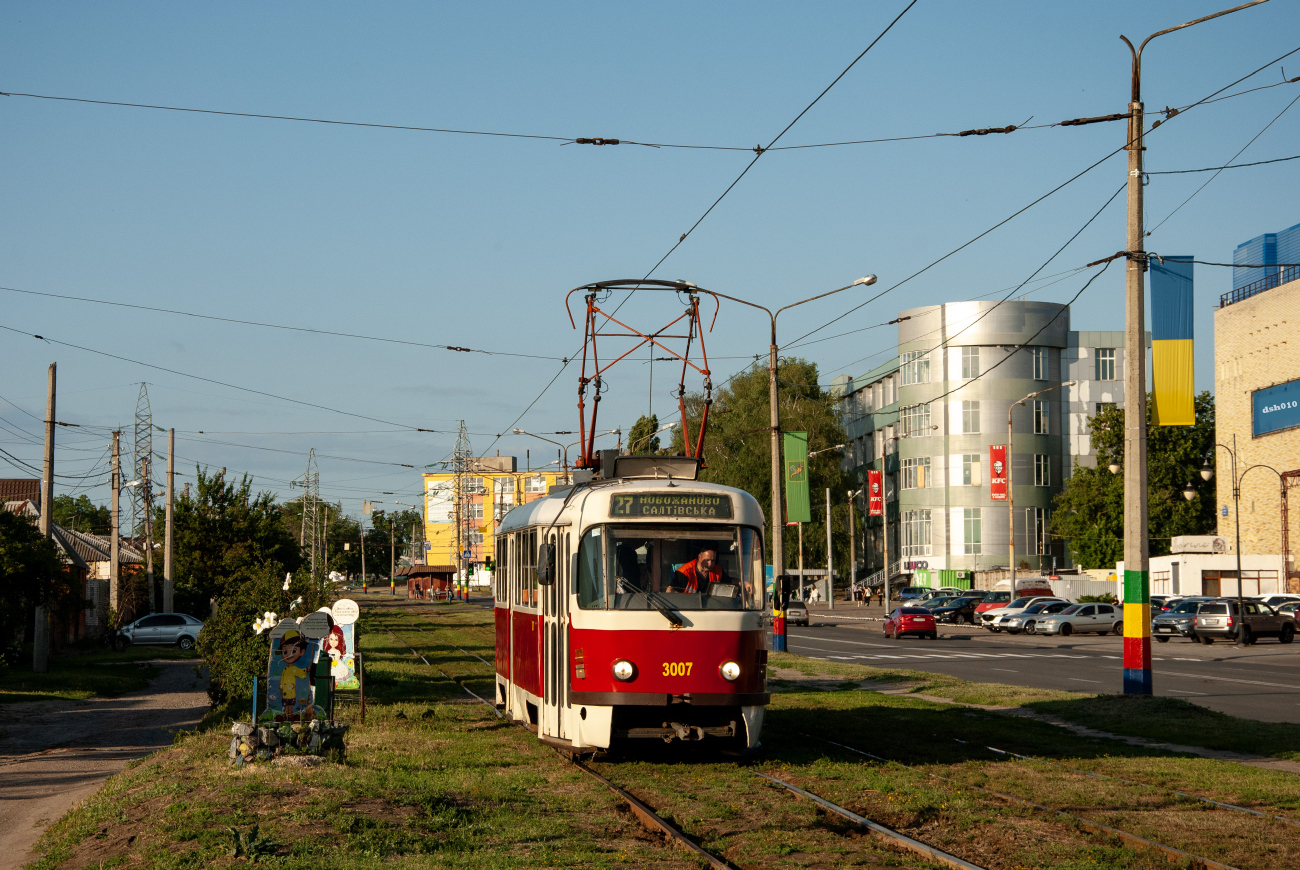 Харьков, Tatra T3SUCS № 3007