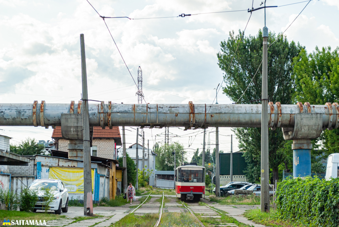 Kijev, Tatra-Yug T6B5 Br. 101; Kijev — Tramway lines: Darnytske depot network