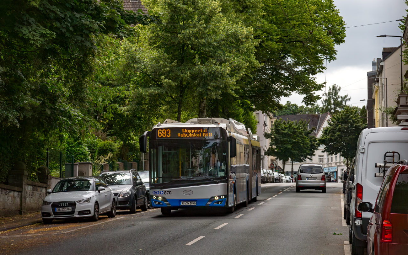 Золинген, Solaris Trollino IV 18 Kiepe № 870