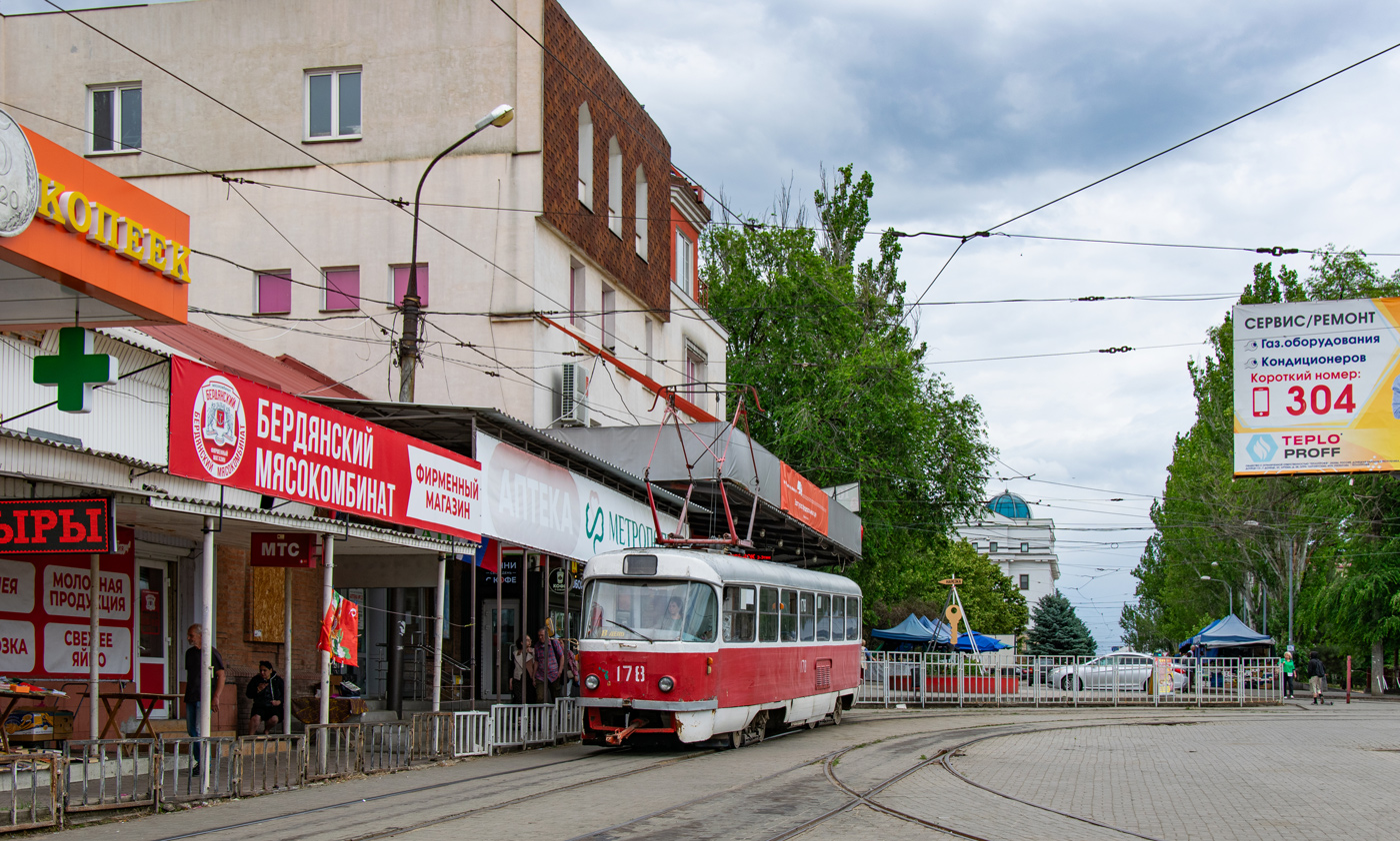 Данецк, Tatra T3SU (двухдверная) № 178