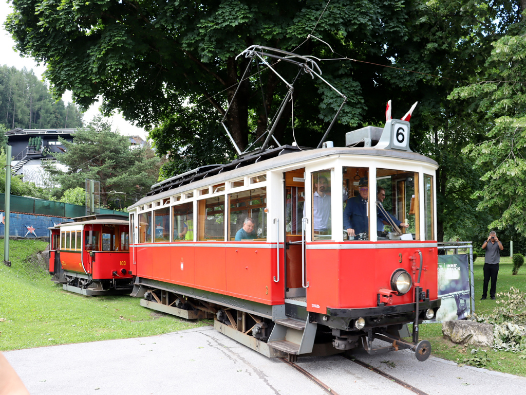Инсбрук, Четырёхосный моторный Graz № 3; Инсбрук — 125 Jahre Linie 6