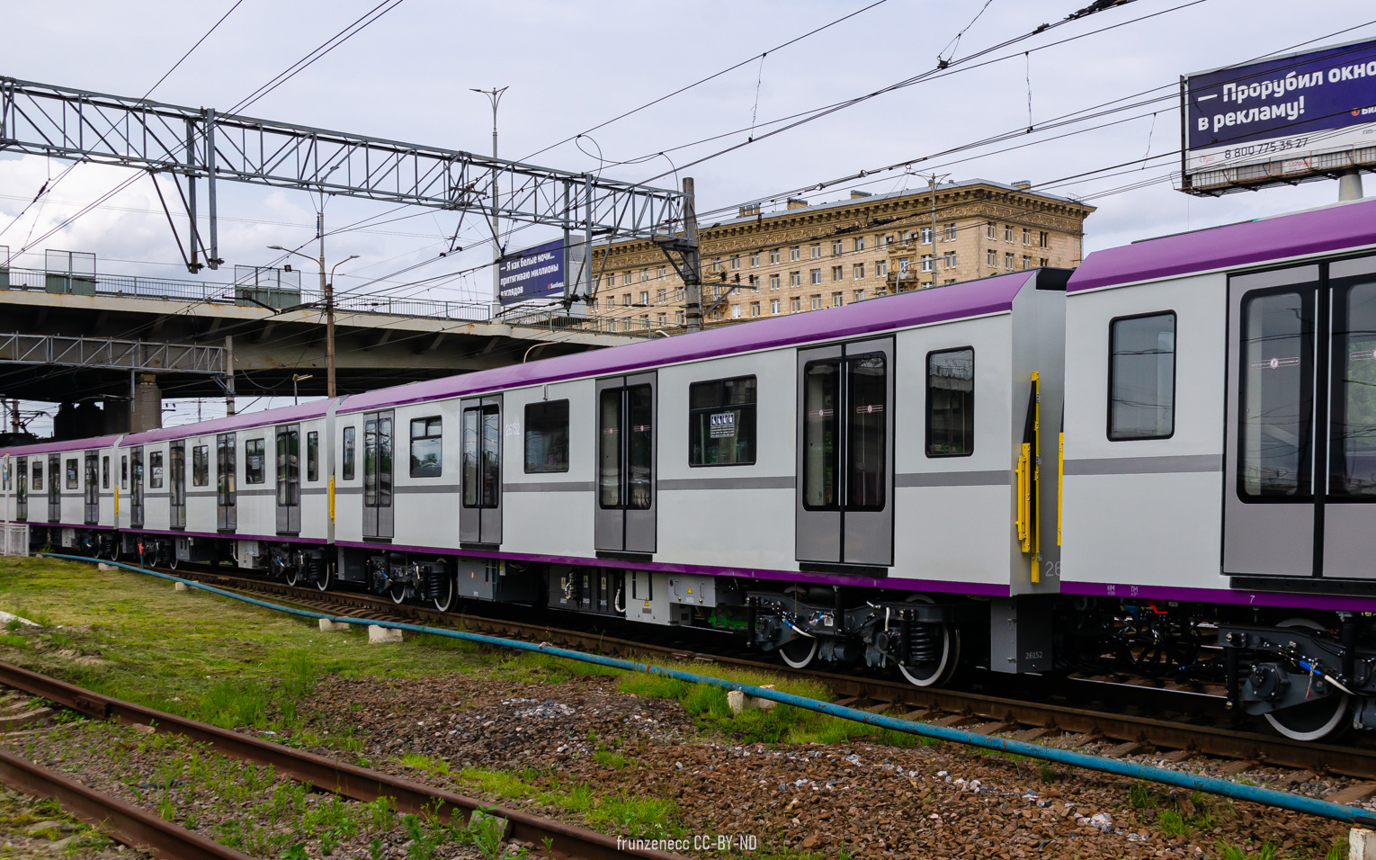 Санкт-Петербург, 81-726.2 «Балтиец» № 26152; Санкт-Петербург — Метрополитен — Перегонка вагонов метро по ж/д
