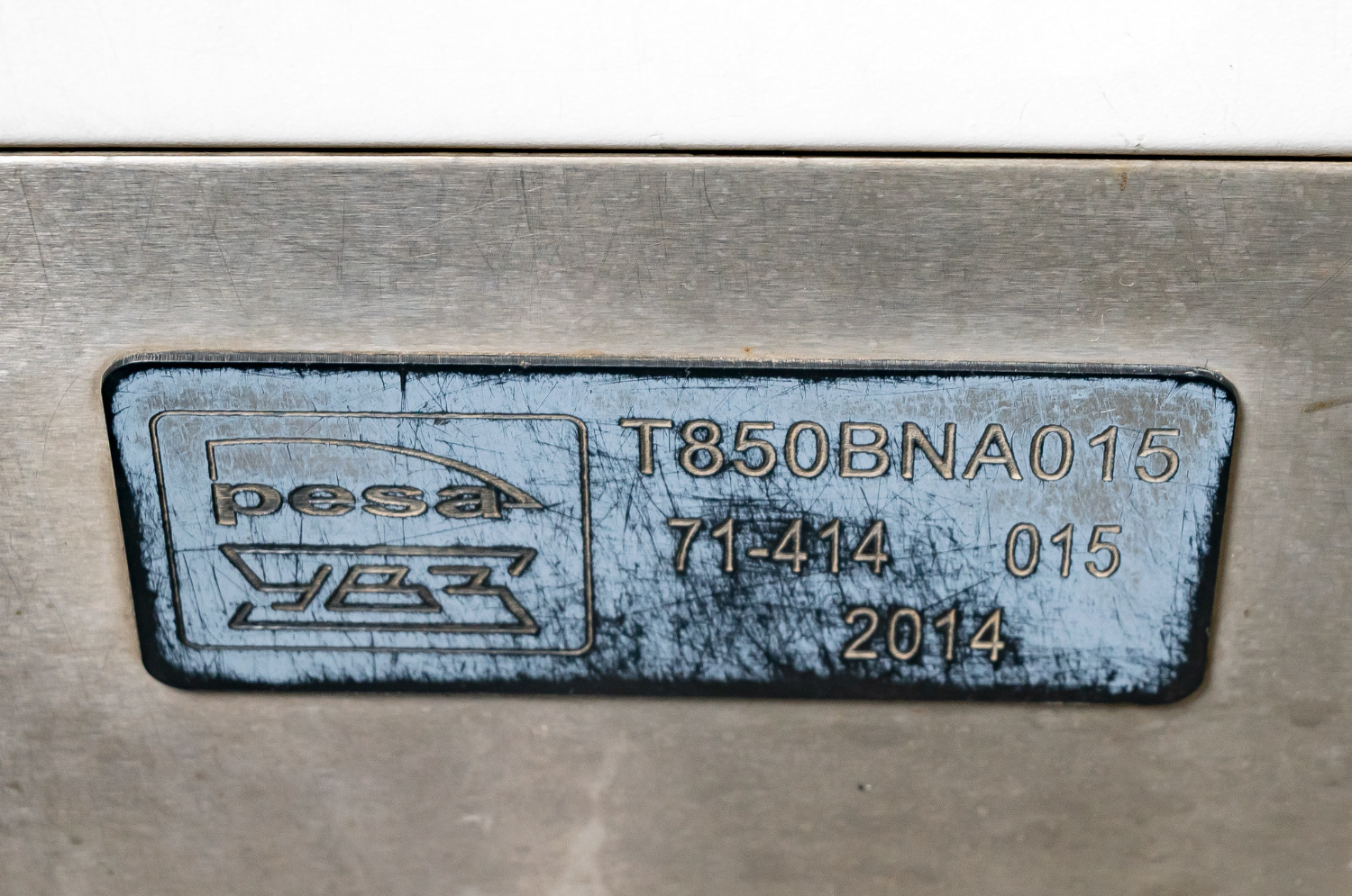 Уфа, 71-414 (Pesa Fokstrot) № 1222; Уфа — Заводские таблички