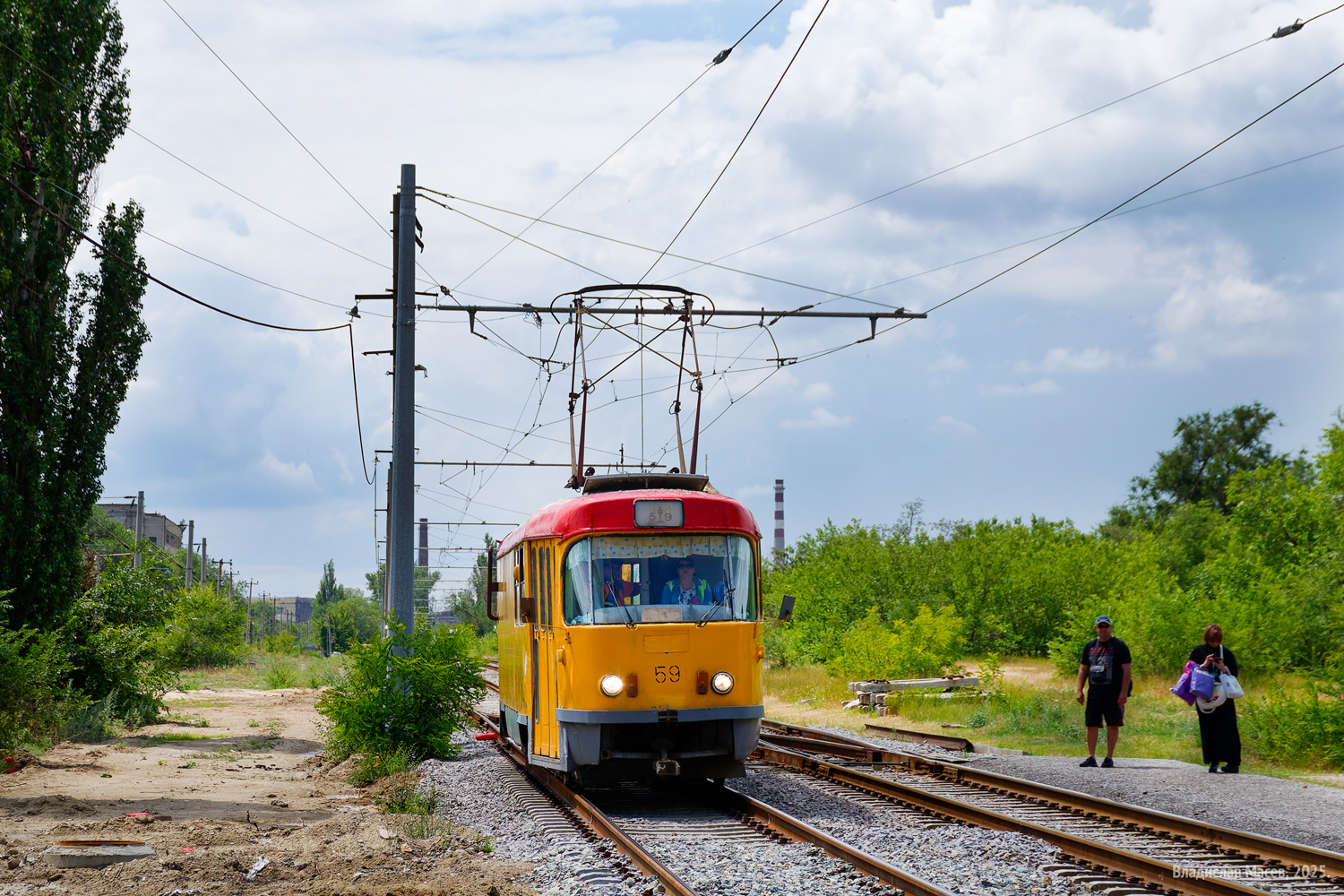 Волгоград, Tatra T3SU (двухдверная) № 59