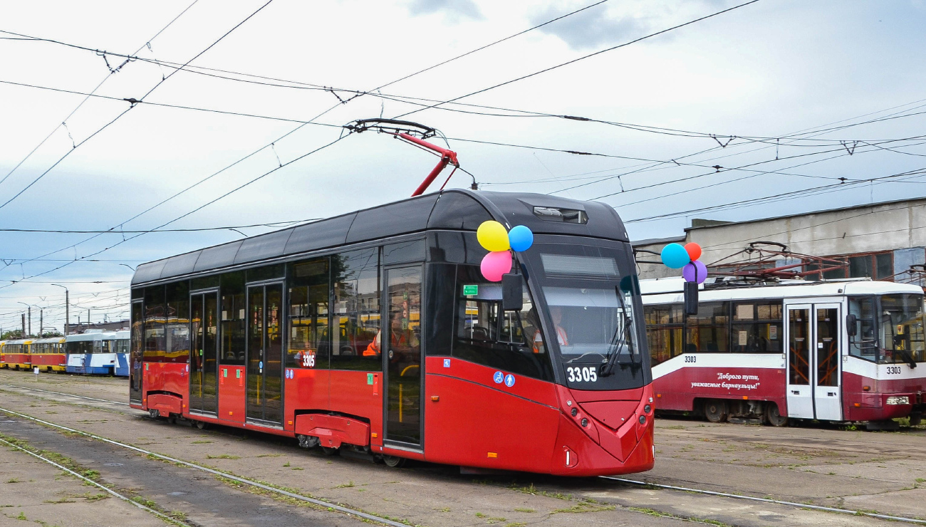 Барнаул, БКМ 802Е (Т811) № 3305 Барнаул, БКМ 802Е (Т811) № 3305