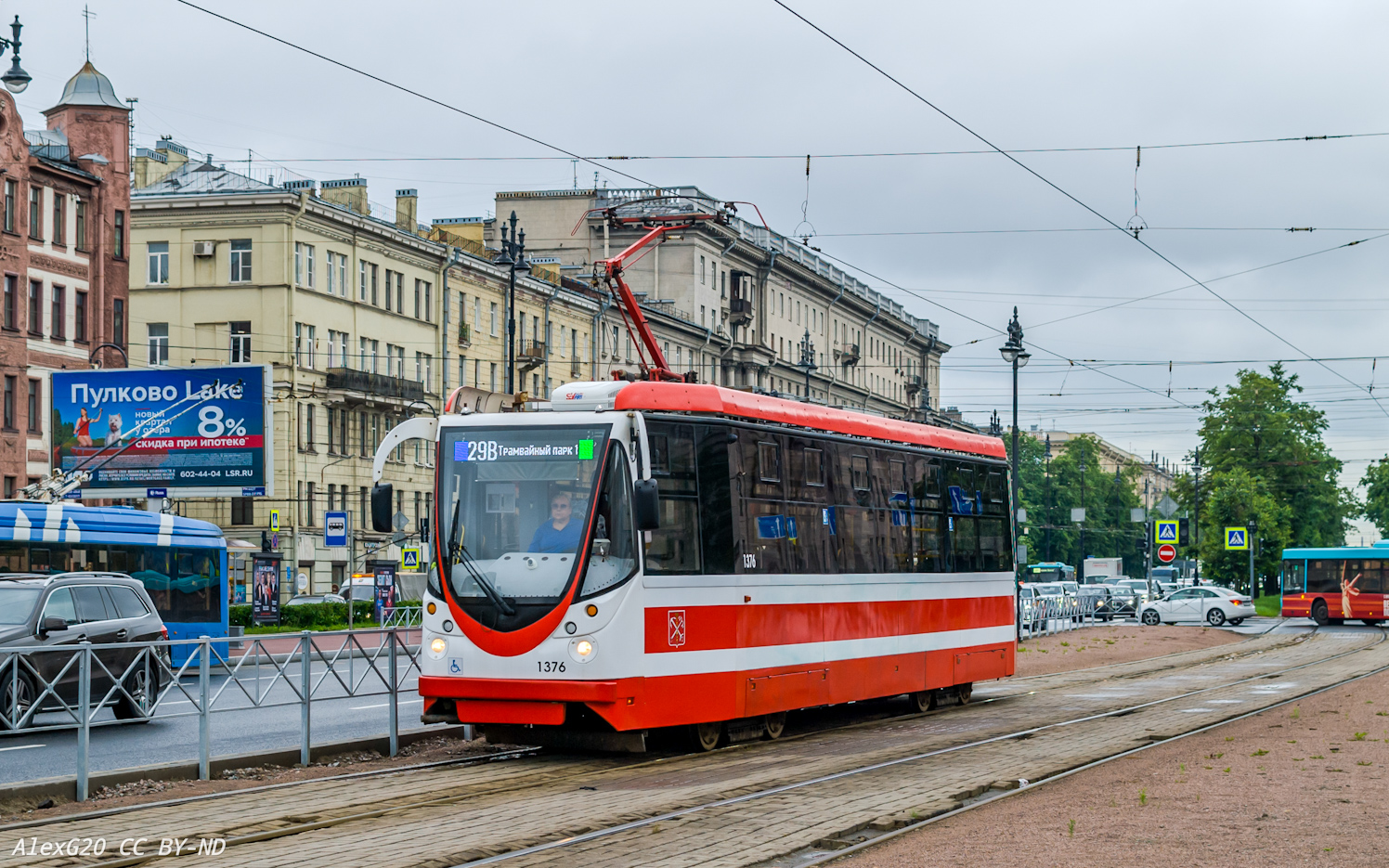 Санкт-Пецярбург, 71-134А (ЛМ-99АВН) № 1376 Санкт-Пецярбург, 71-134А (ЛМ-99АВН) № 1376