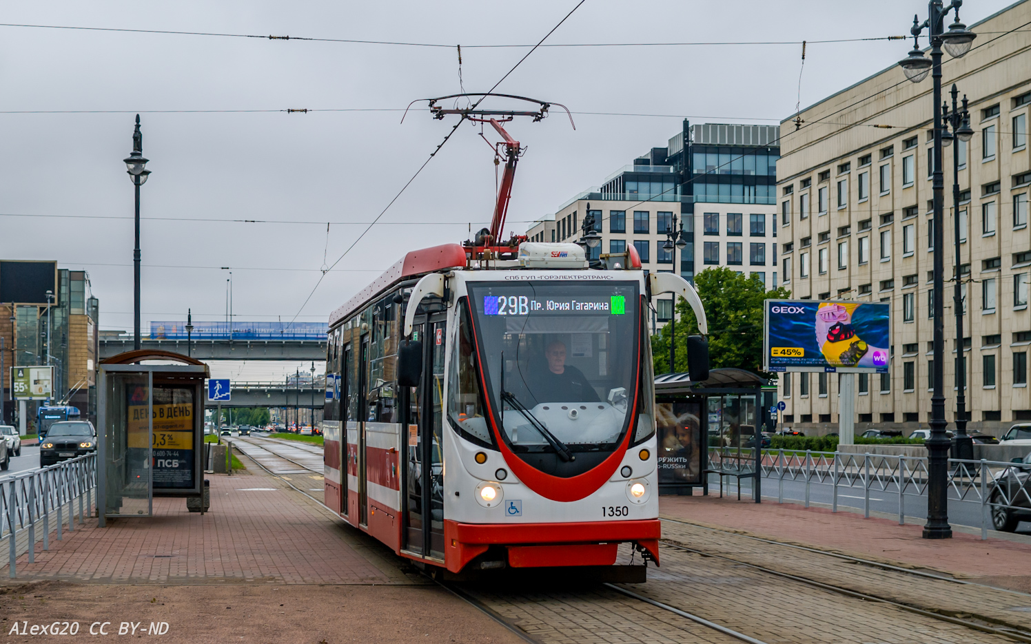 Санкт-Петербург, 71-134А (ЛМ-99АВН) № 1350 Санкт-Петербург, 71-134А (ЛМ-99АВН) № 1350
