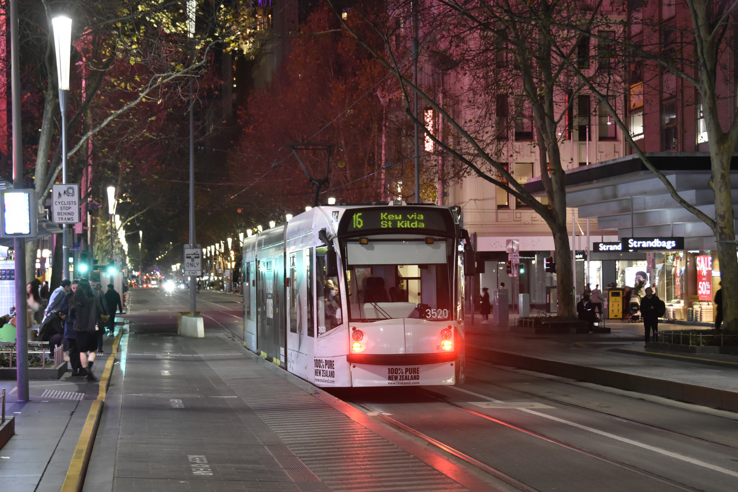 Мельбурн, Siemens Combino D1 Class № 3520
