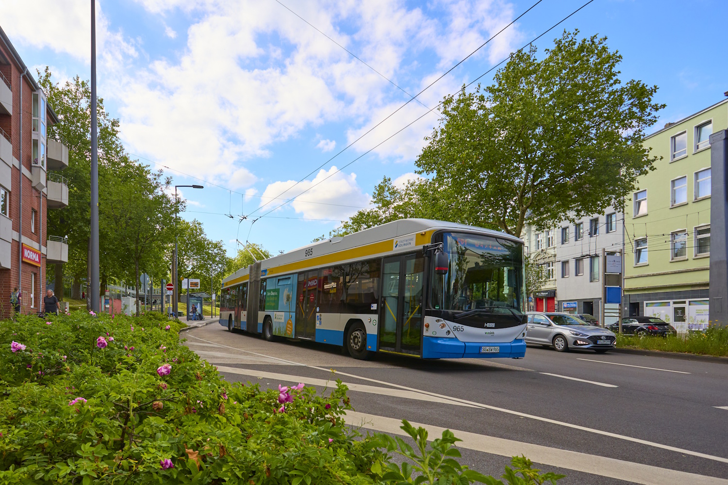 Золинген, Hess SwissTrolley 3 (BGT-N2C) № 965