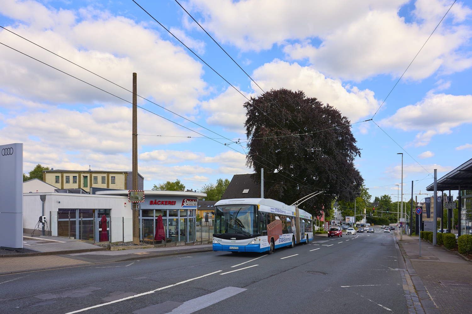 Solingen, Hess SwissTrolley 3 (BGT-N2C) № 958