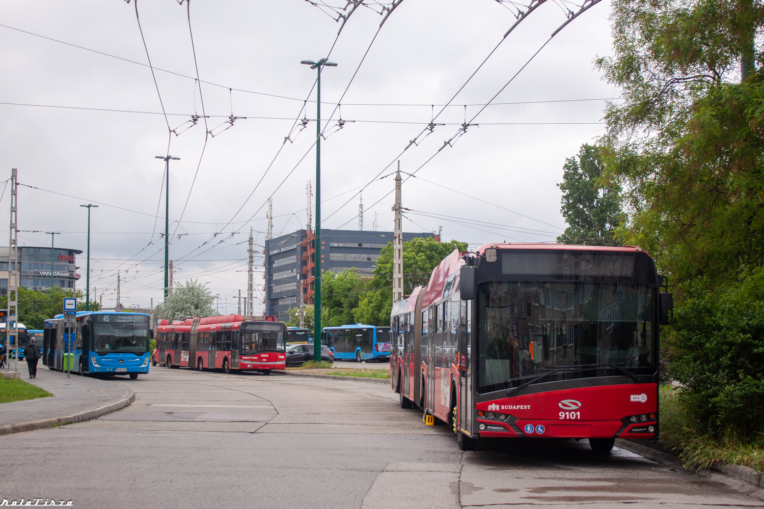 Будапешт, Solaris Trollino IV 18 Škoda № 9101