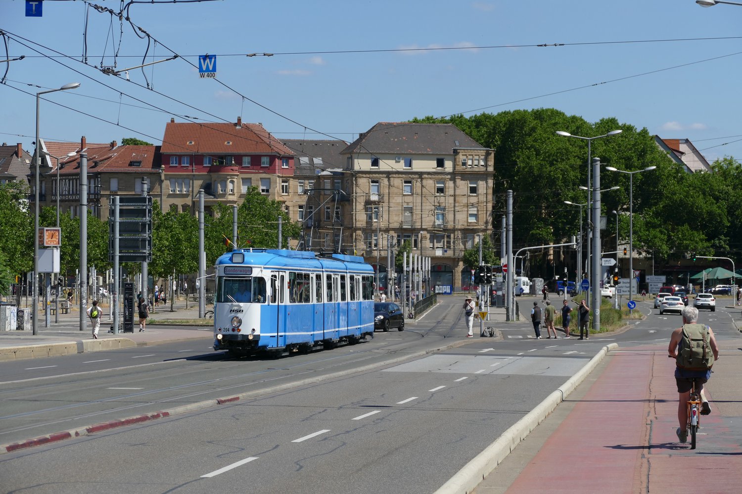 Рейн-Неккар, Duewag GT8 № 204; Рейн-Неккар — 125 лет электрическому трамваю в Мангейме