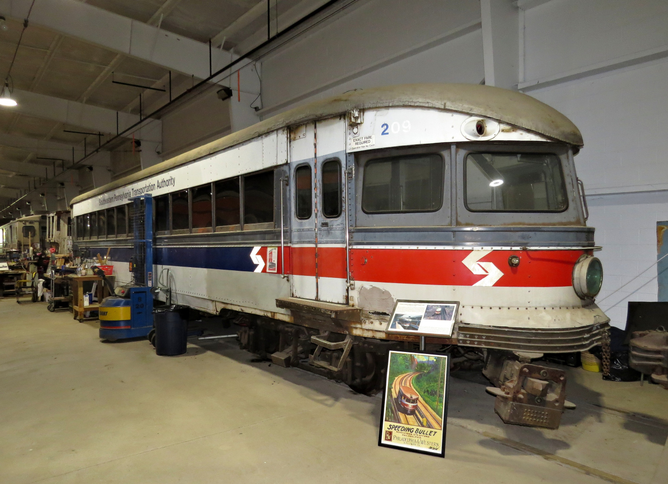 Вашингтон (Пенсильвания), Brill "Bullet car" № 209