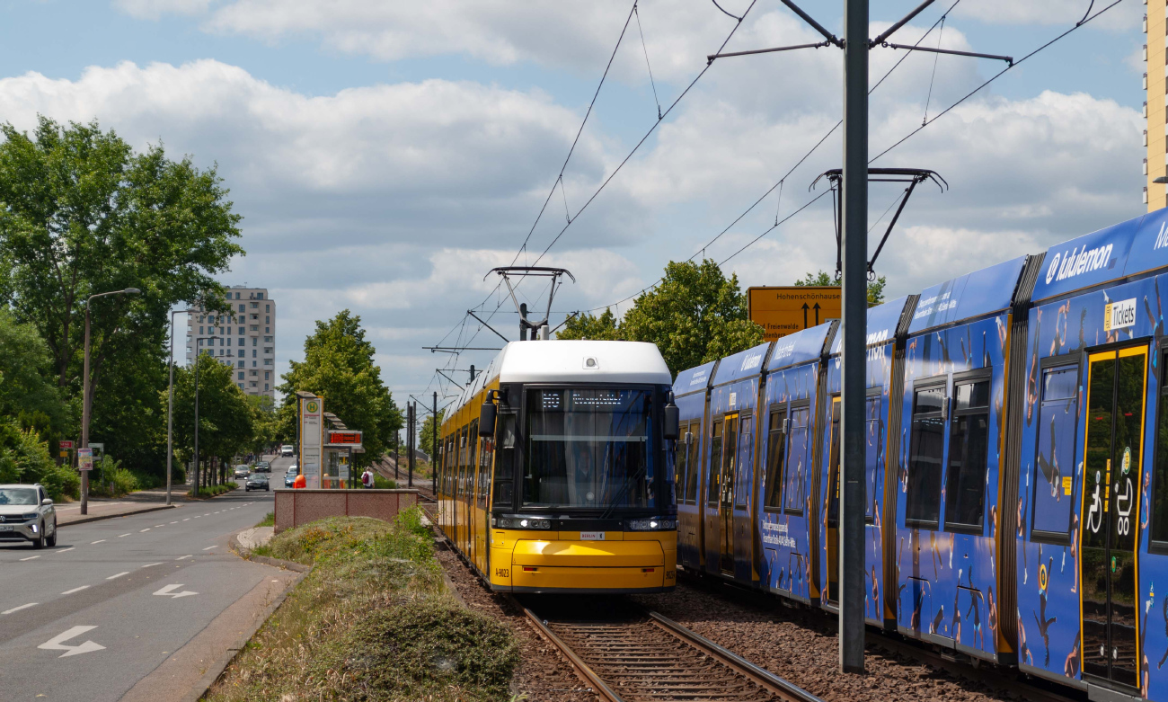 Берлин, Bombardier Flexity Berlin (GT8-08ZR/F8Z) № 9023