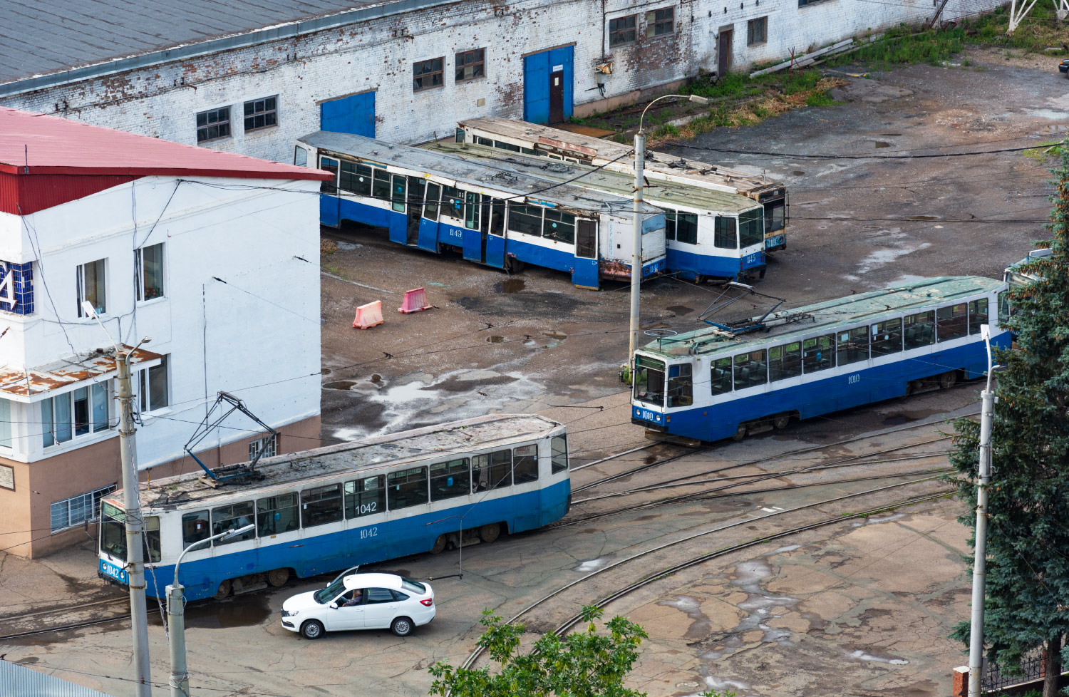 Уфа, 71-608К № 1042; Уфа — Трамвайное депо им. С. И. Зорина