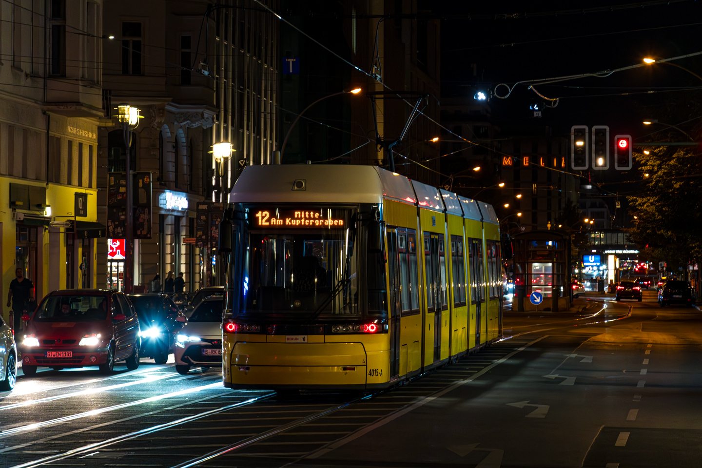 Берлин, Bombardier Flexity Berlin (GT6-08ZR/F6Z) № 4015