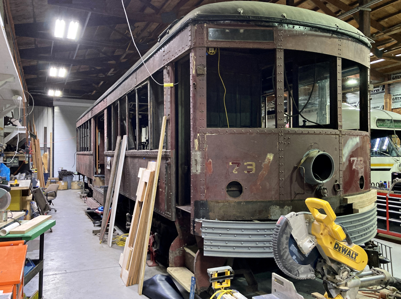 Вашингтон (Пенсильвания), Четырёхосный моторный Brill № 73