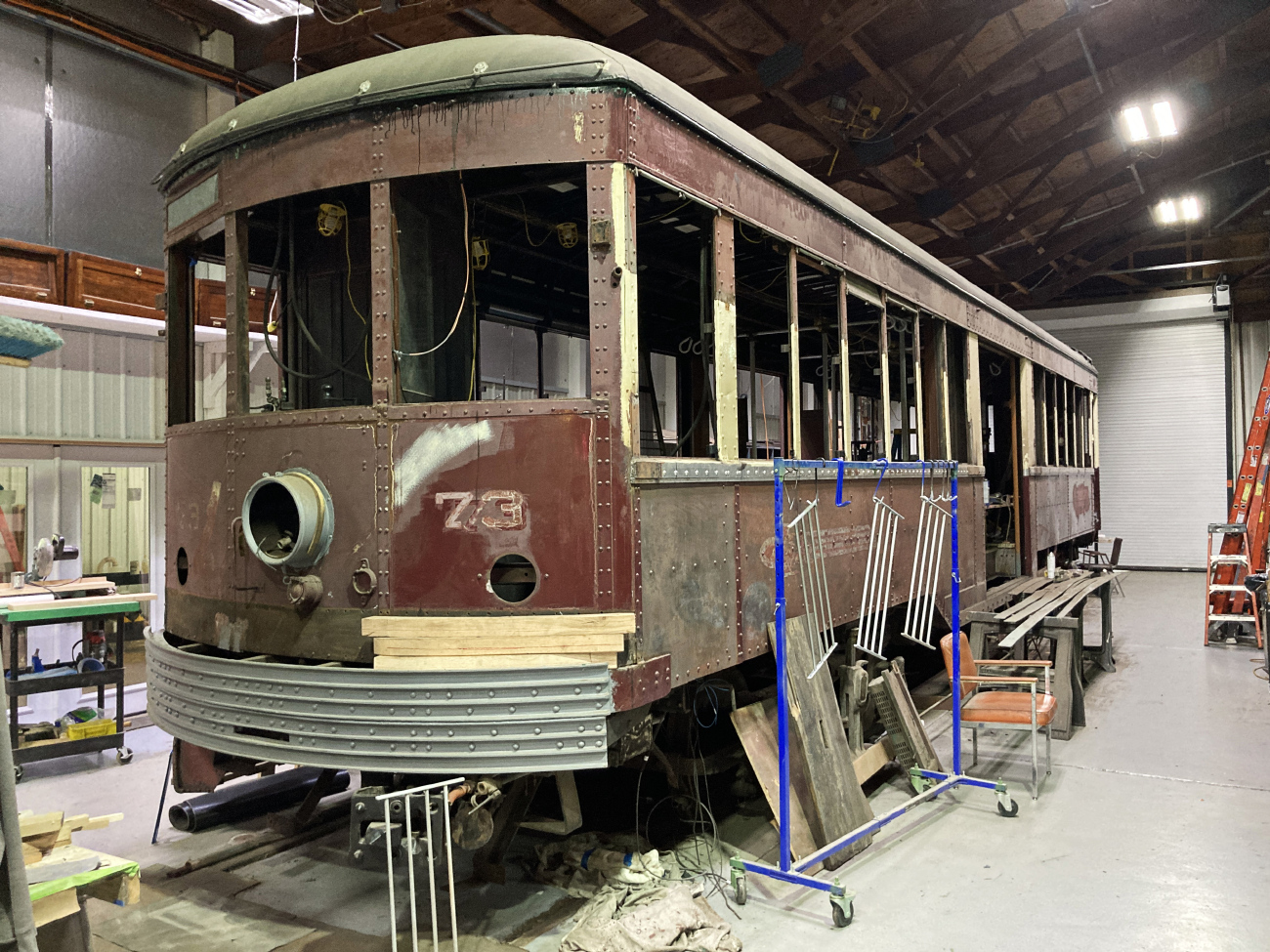 Вашингтон (Пенсильвания), Четырёхосный моторный Brill № 73