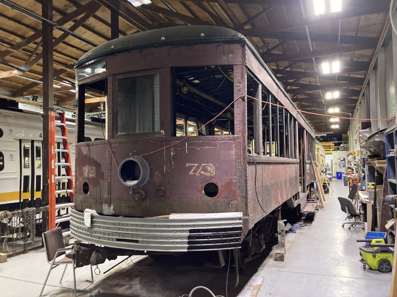 Вашингтон (Пенсильвания), Четырёхосный моторный Brill № 73