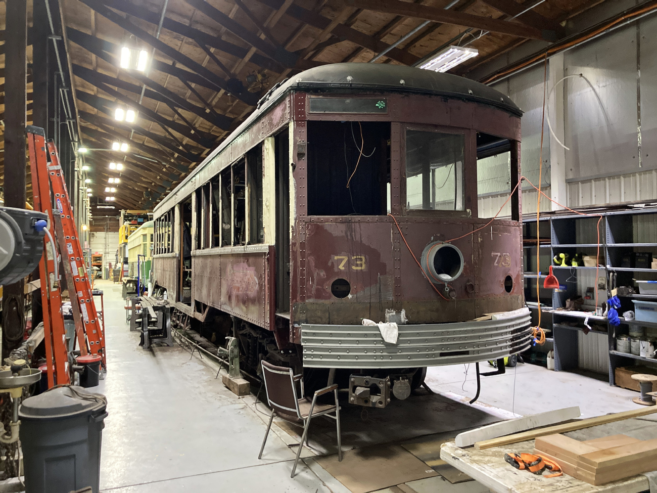 Вашингтон (Пенсильвания), Четырёхосный моторный Brill № 73