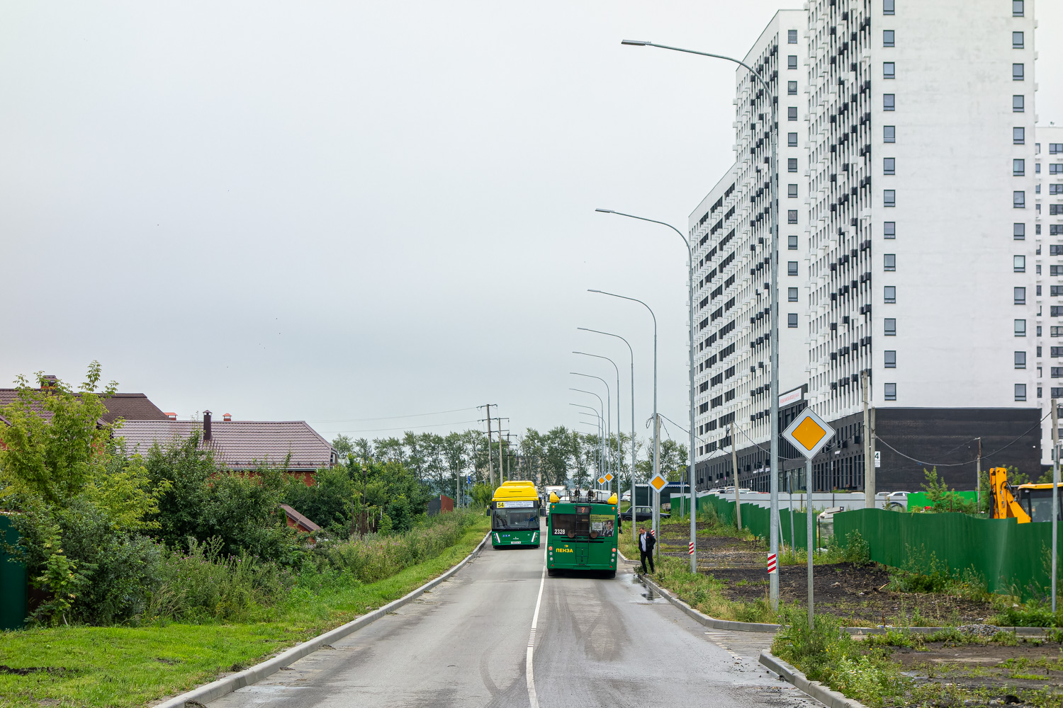 Пенза — Участки без контактной сети