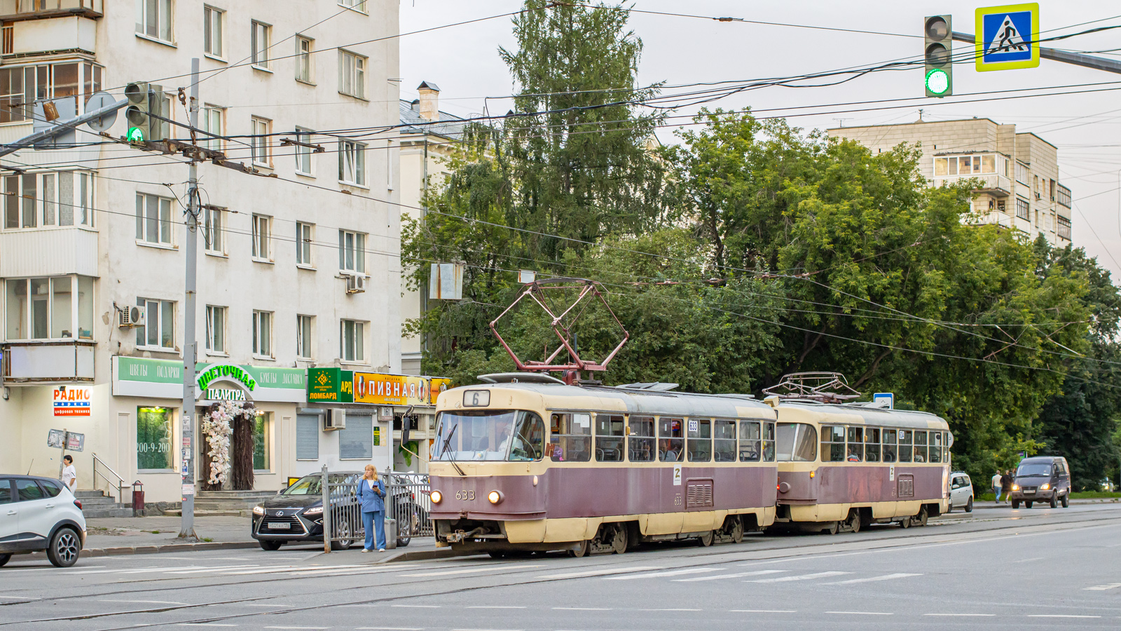 Екатеринбург, Tatra T3SU (двухдверная) № 633
