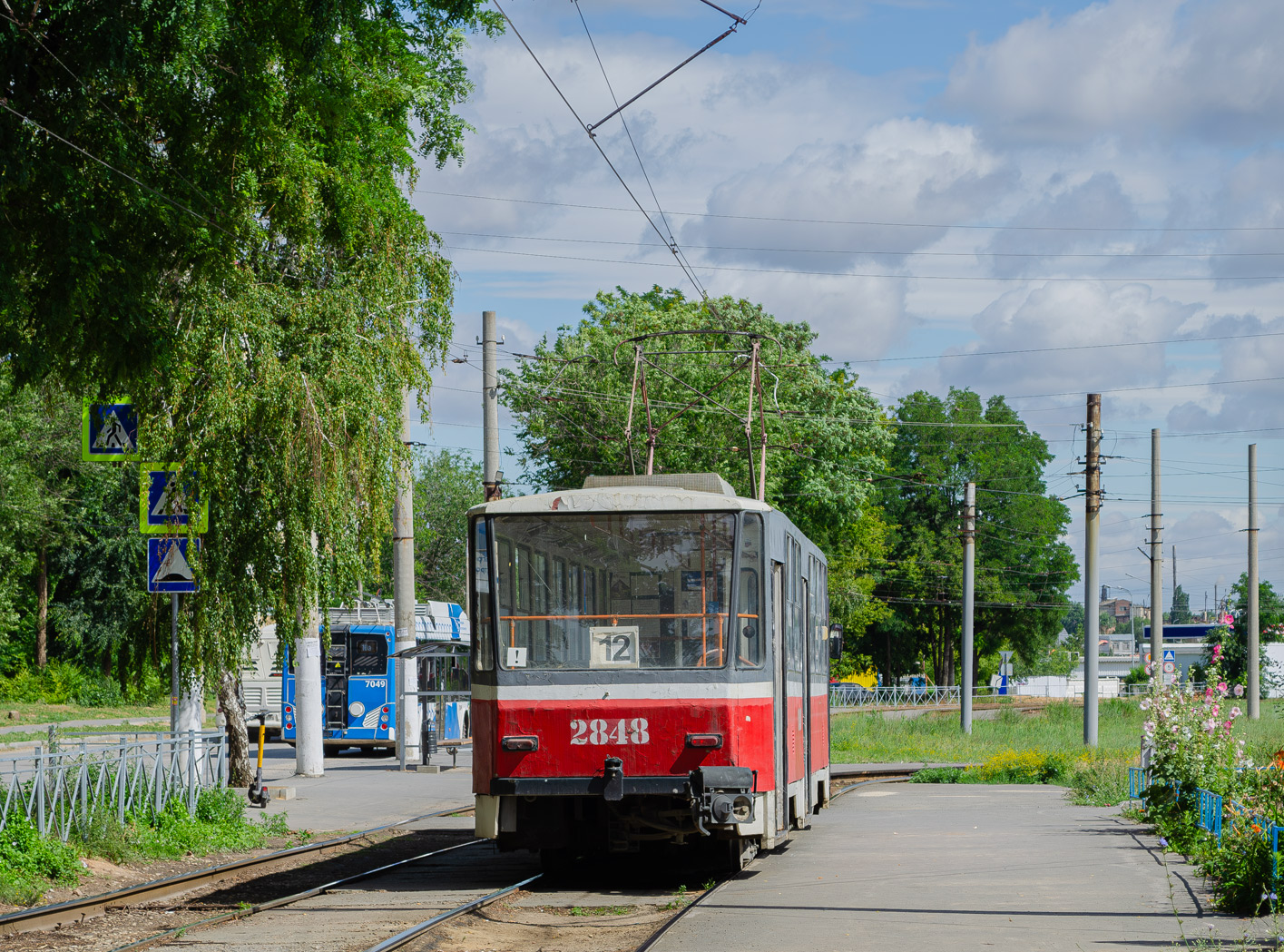 Volgograd, Tatra T6B5SU # 2848 Volgograd, Tatra T6B5SU # 2848