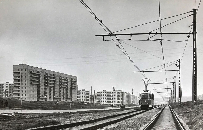 Старый Оскол, 71-605 (КТМ-5М3) № 3; Старый Оскол — Исторические фотографии [1976-2003]