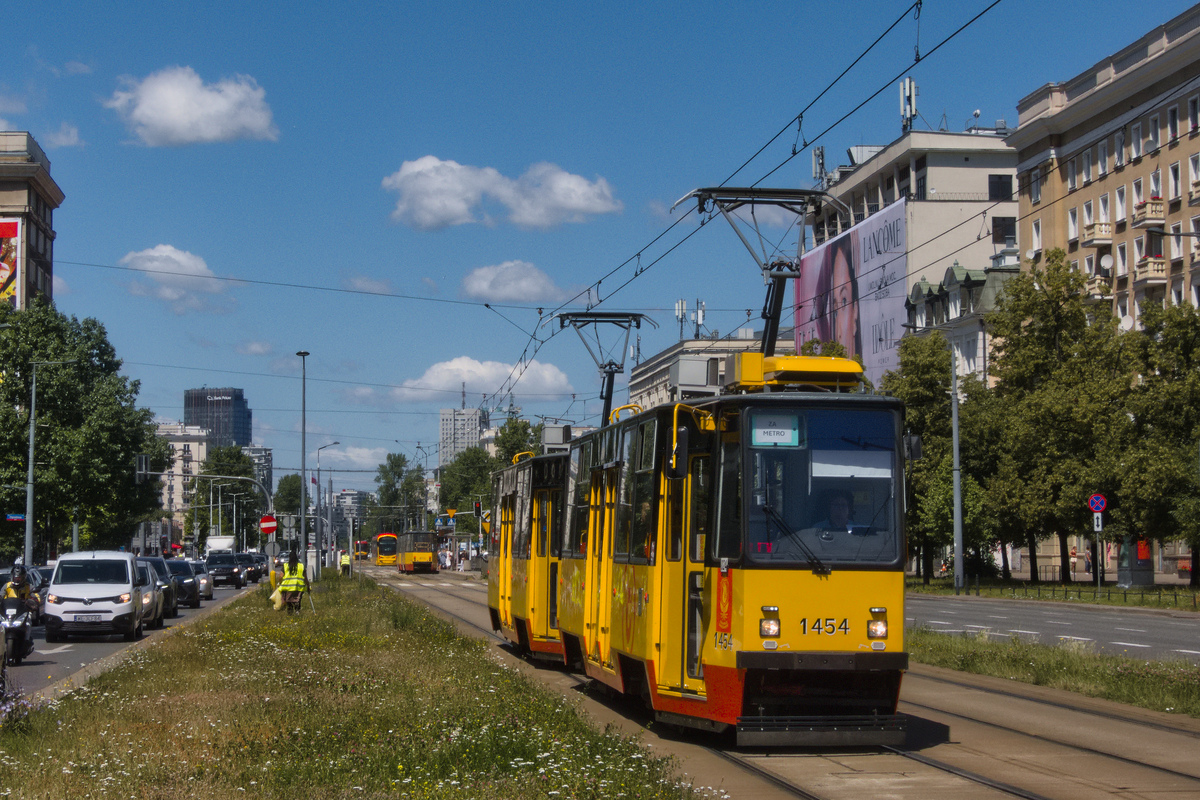 Warsaw, Konstal 105Nf № 1454