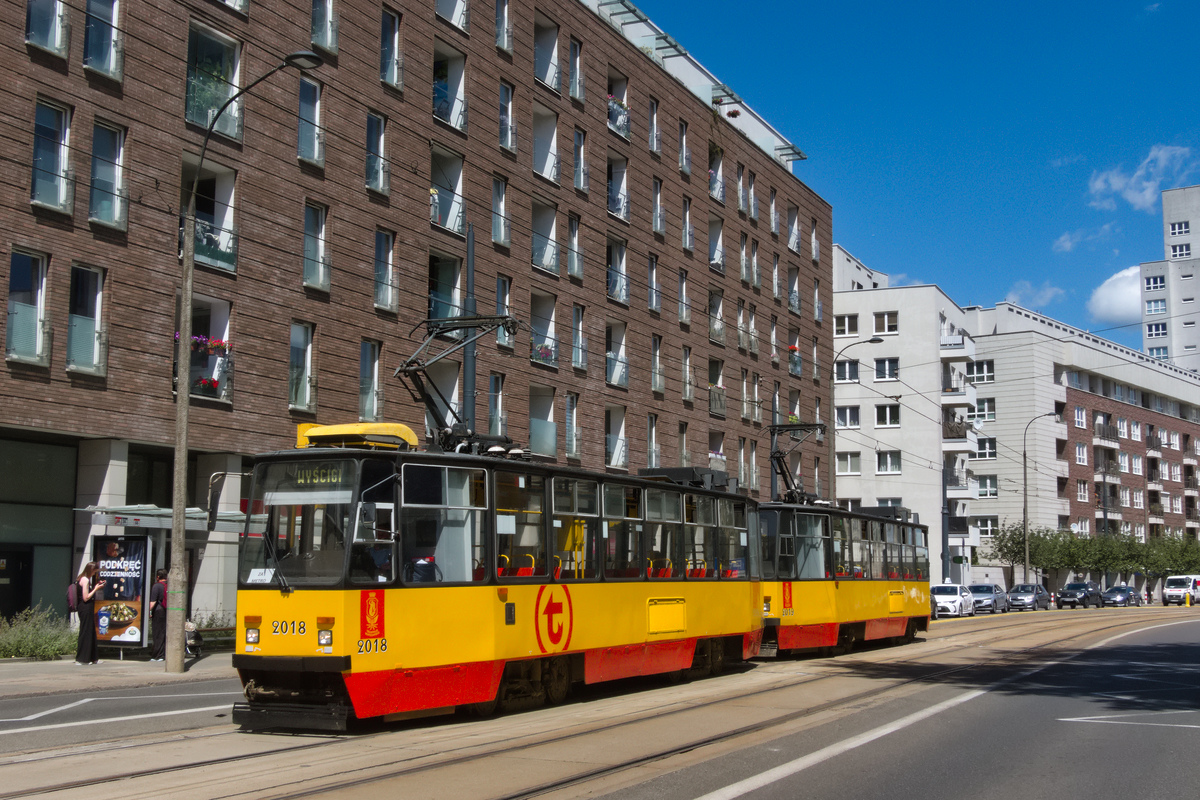 Варшава, Konstal 105Ni № 2018