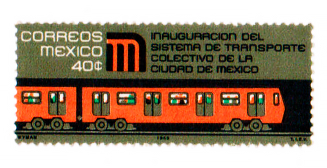 Mexico City — Metropoliten; Postage stamps