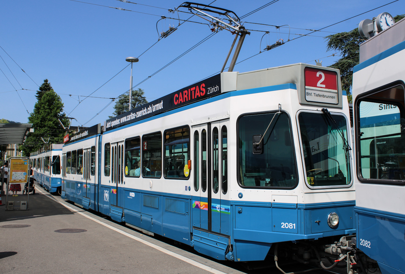 Цюрих, SWP/SIG/BBC Be 4/6 "Tram 2000" № 2081