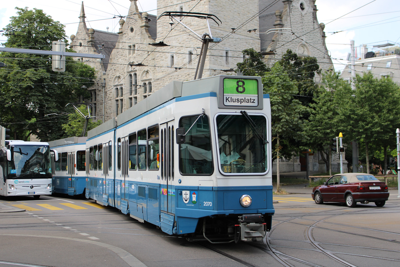 Цюрих, SWP/SIG/BBC Be 4/6 "Tram 2000" № 2070