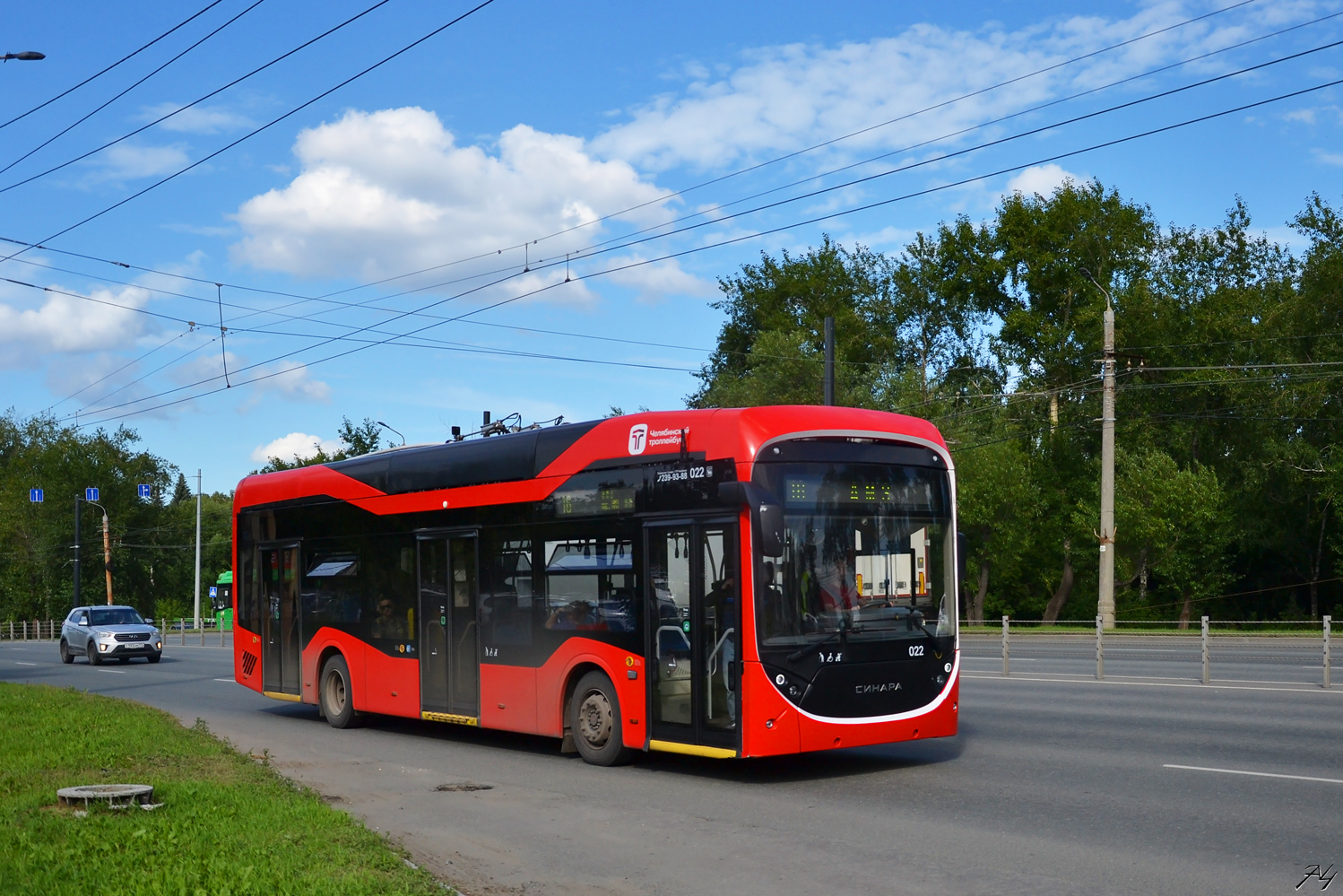 Челябинск, Синара 6254.00 № 022; Челябинск — Движение на автономном ходу