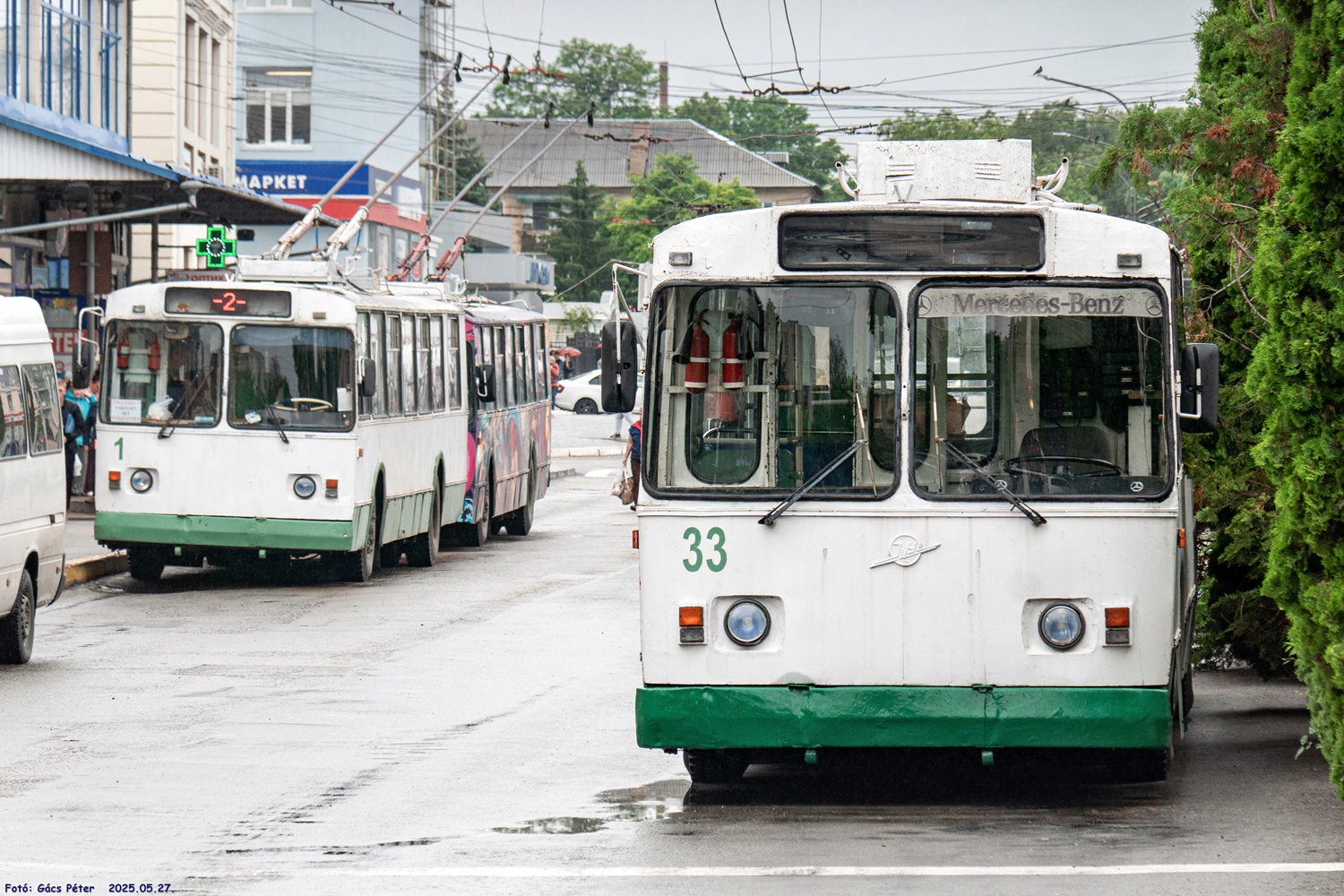 Бендеры, ЗиУ-682 (УРТТЗ) № 33; Бендеры — Конечные станции и разворотные кольца