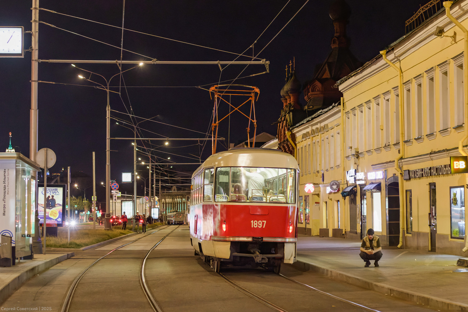 Москва, Tatra T3SU (двухдверная) № 1897