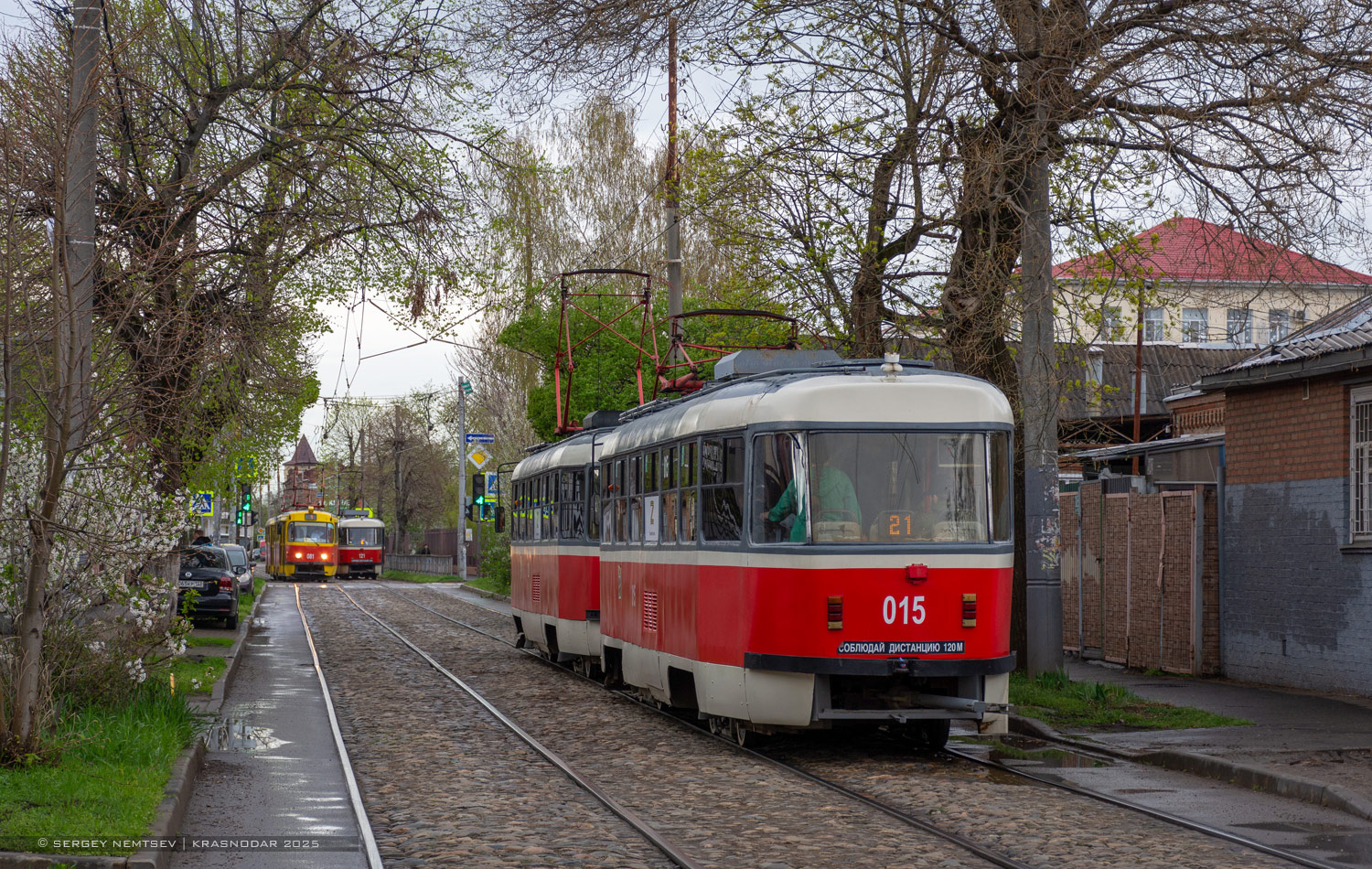 Краснодар, Tatra T3SU КВР ТРЗ № 015