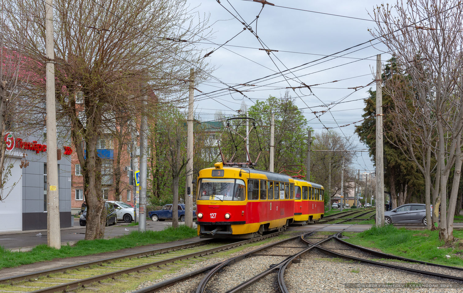 Краснодар, Tatra T3SU № 127