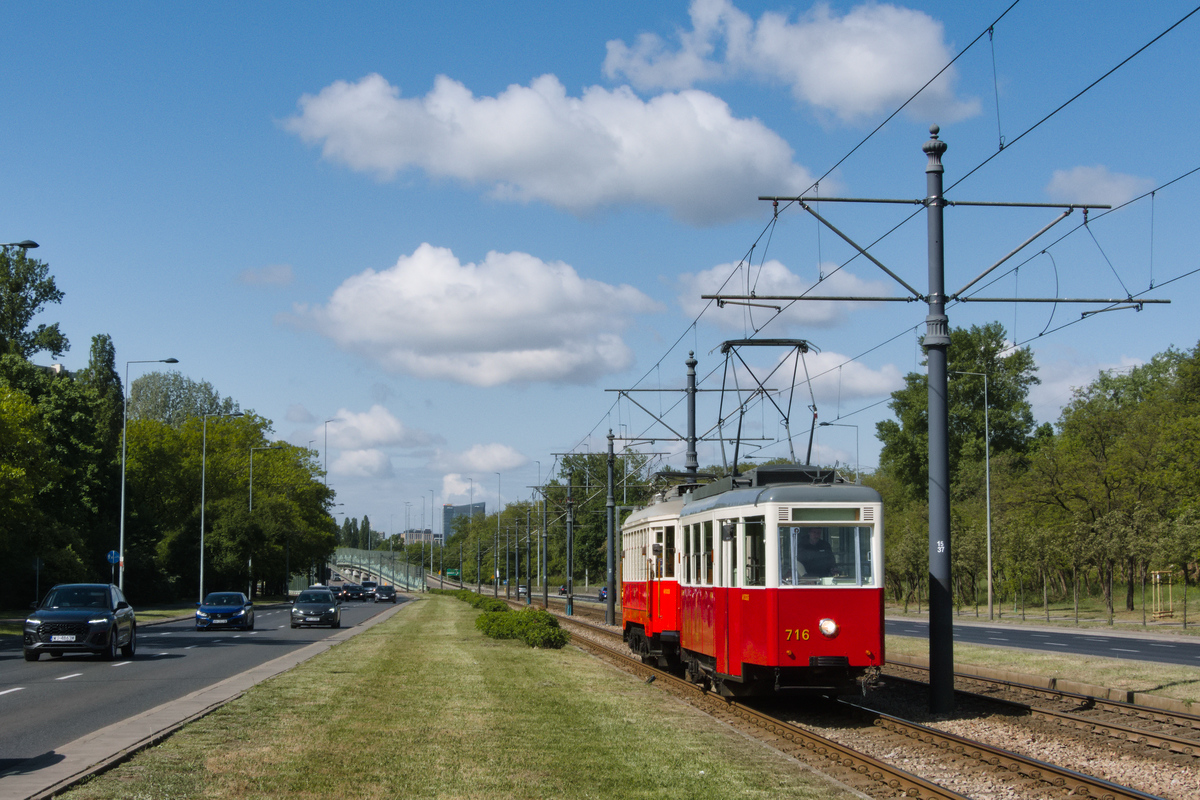 Варшава, Konstal N № 716