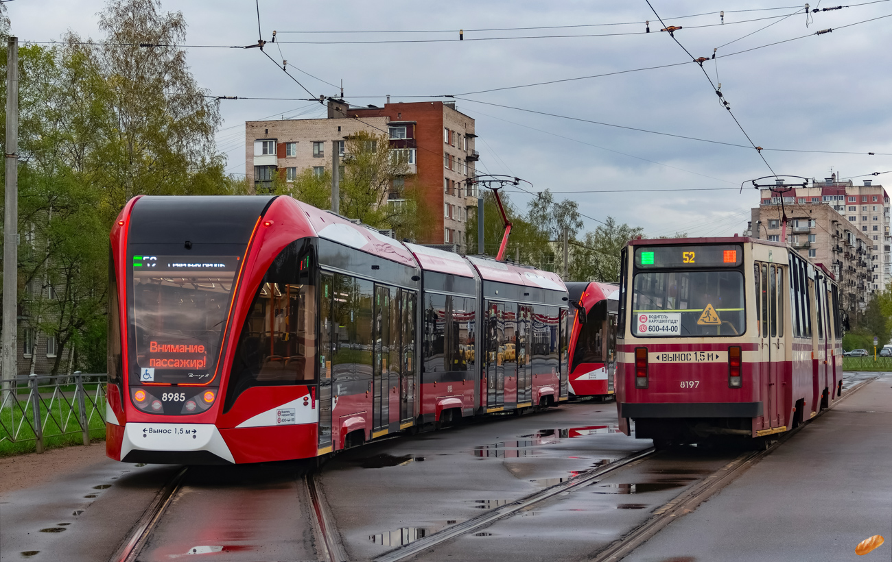 Санкт-Петербург, 71-931М «Витязь-М» № 8985; Санкт-Петербург, ЛВС-86К № 8197