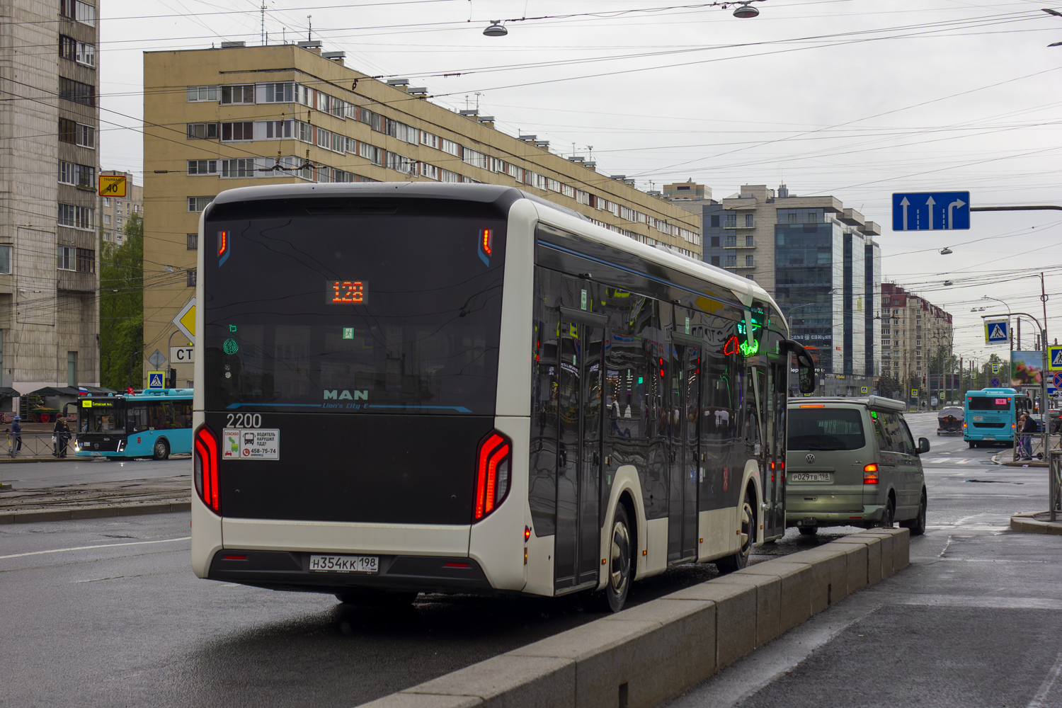 Санкт-Петербург, MAN 12C Lion's City 12 E NL367 № 2200